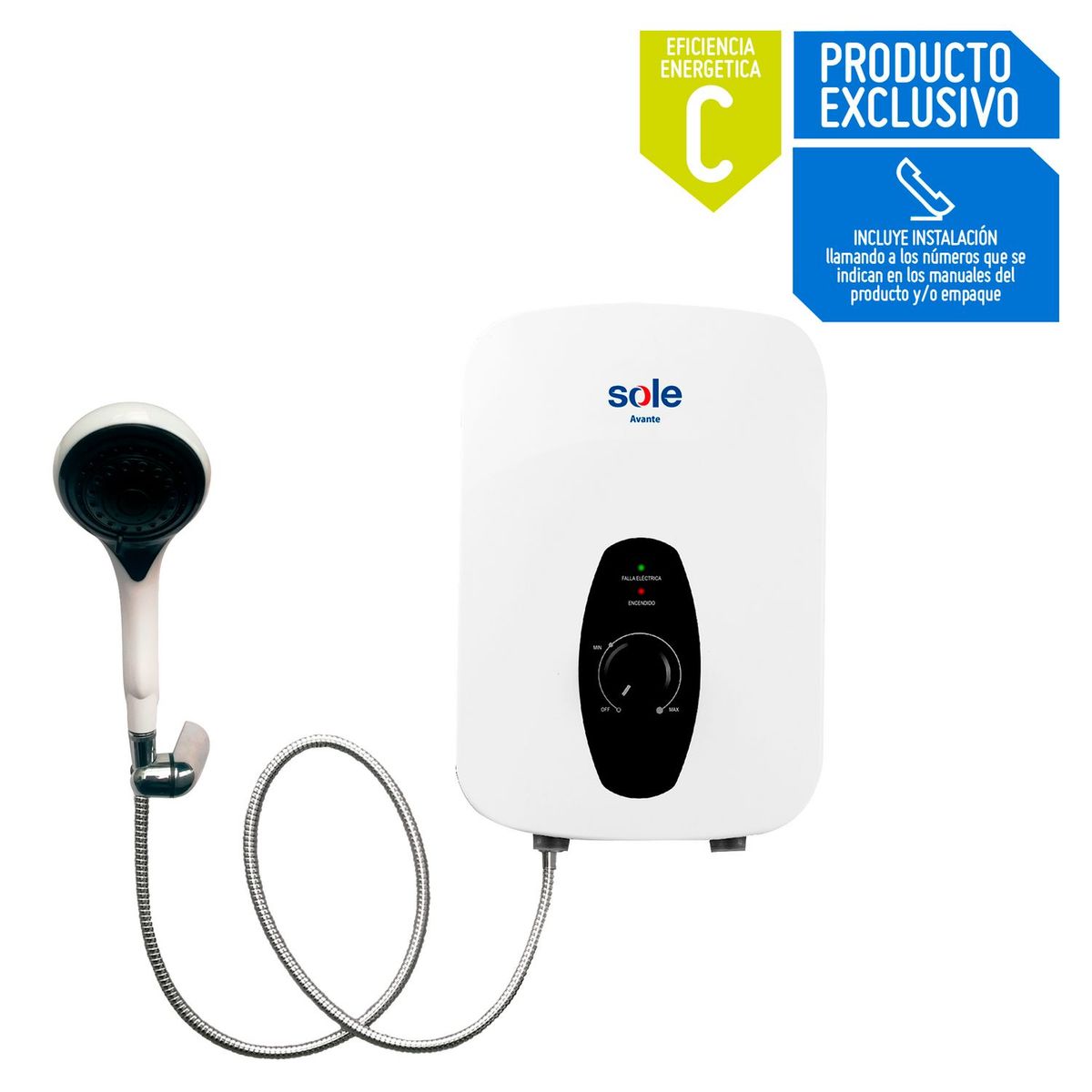 SOLE - Rapiducha Eléctrica Sole Avante 4.5kW