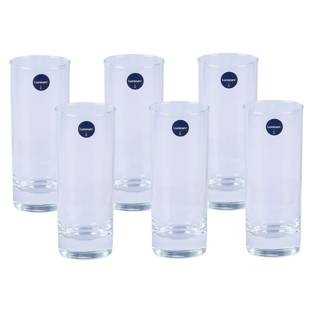 LUMINARC - Set 6 Vasos Alto Islande 0.33L