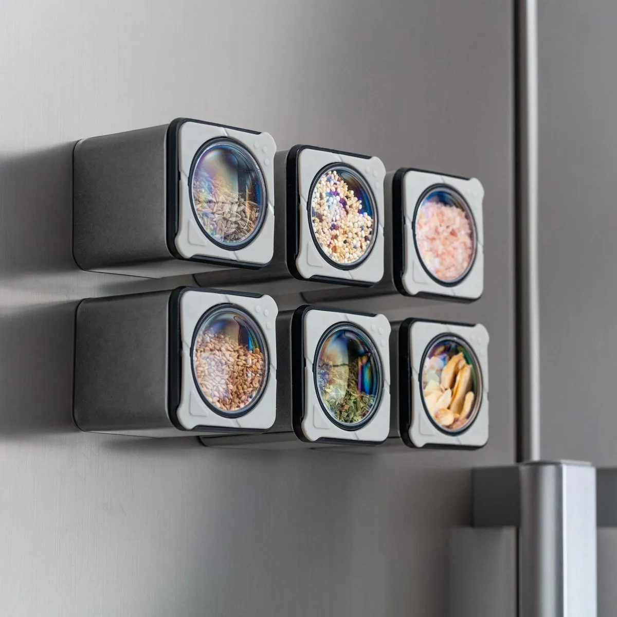 JUST HOME COLLECTION - Set 6 Especieros Atril Magnético