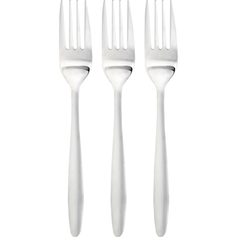 JUST HOME COLLECTION - Set 3 Tenedores Torta Acero Inoxidable