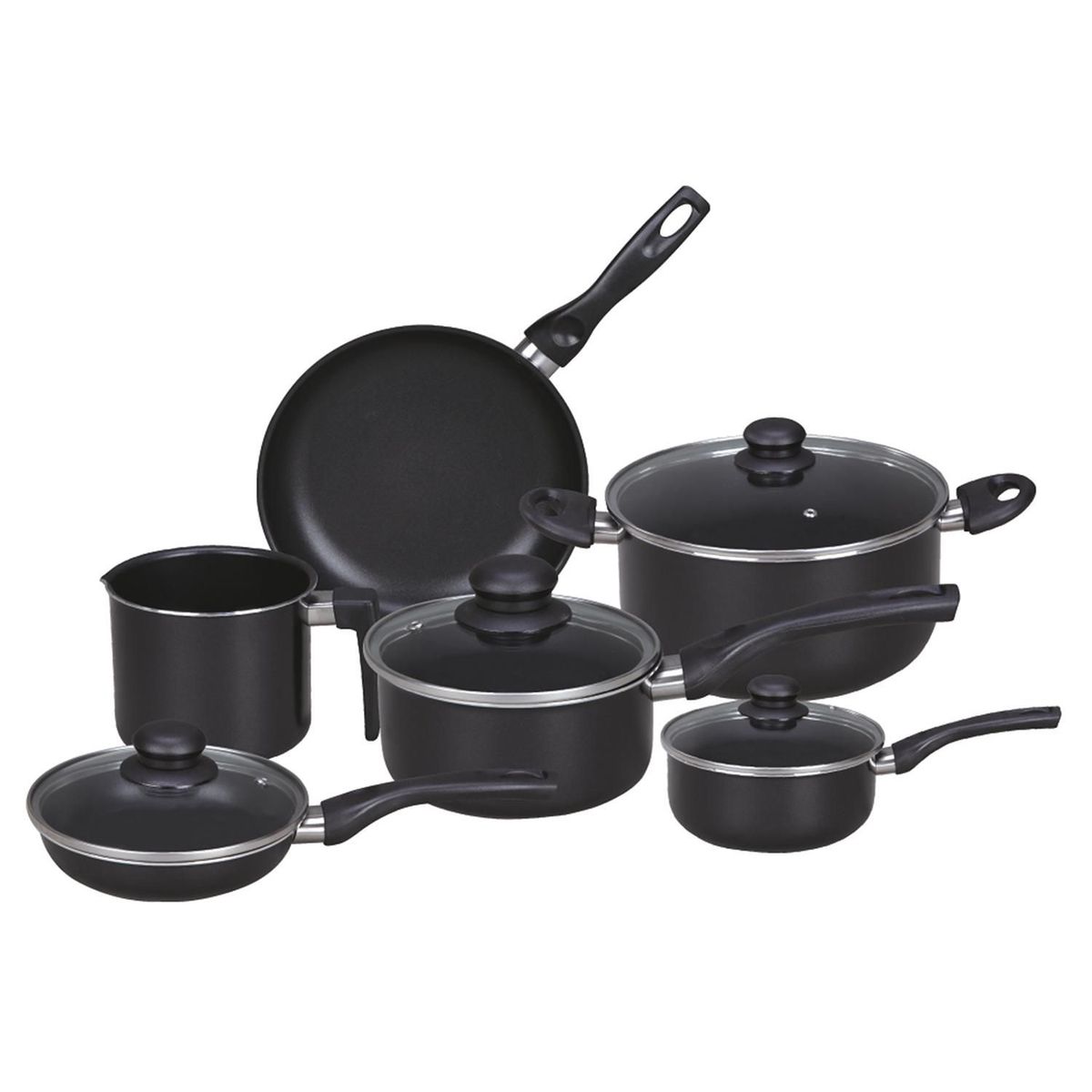 CASA BONITA - Juego De Ollas Antiadherente 10 Pzas Cb