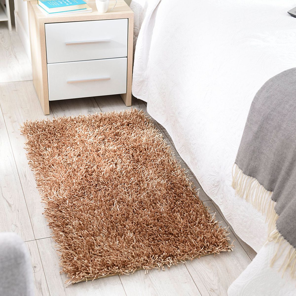 JUST HOME COLLECTION - Camino Shaggy Mix Beige 60x110