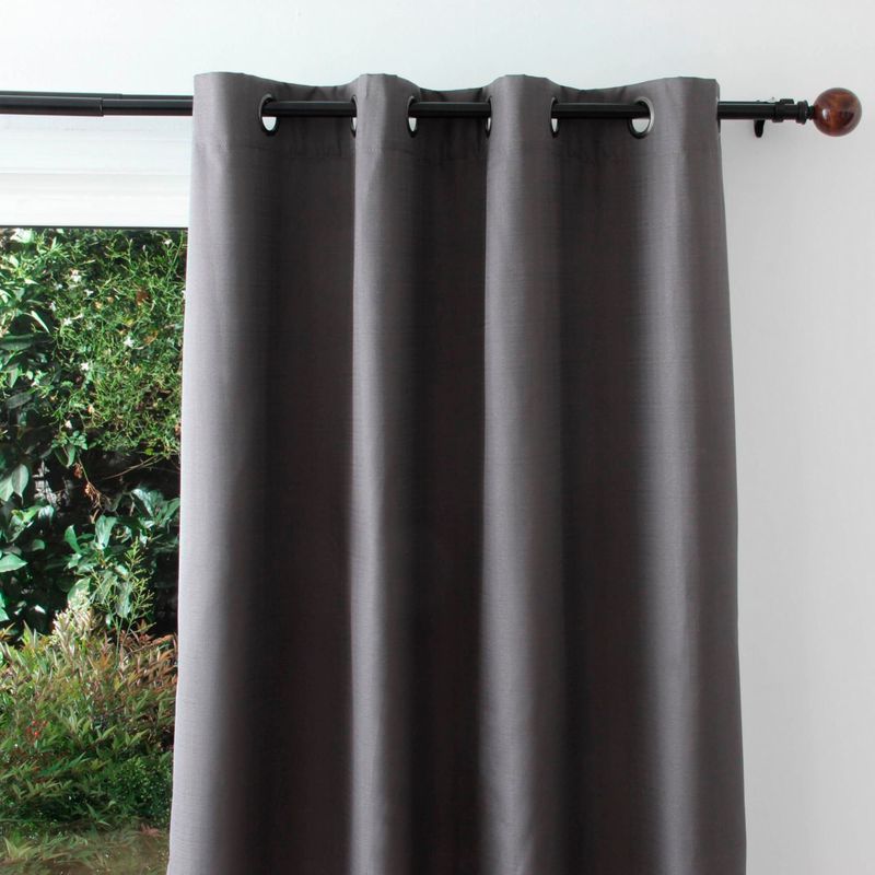 JUST HOME COLLECTION - Cortina Blackout Textura 140x220cm Grafito