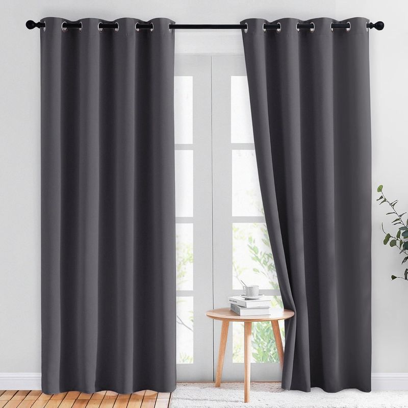 JUST HOME COLLECTION - Cortina Blackout Textura 200x220cm Grafito