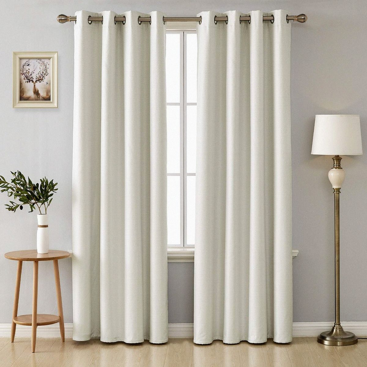 JUST HOME COLLECTION - Cortina Blackout Textura 200x220cm Natural