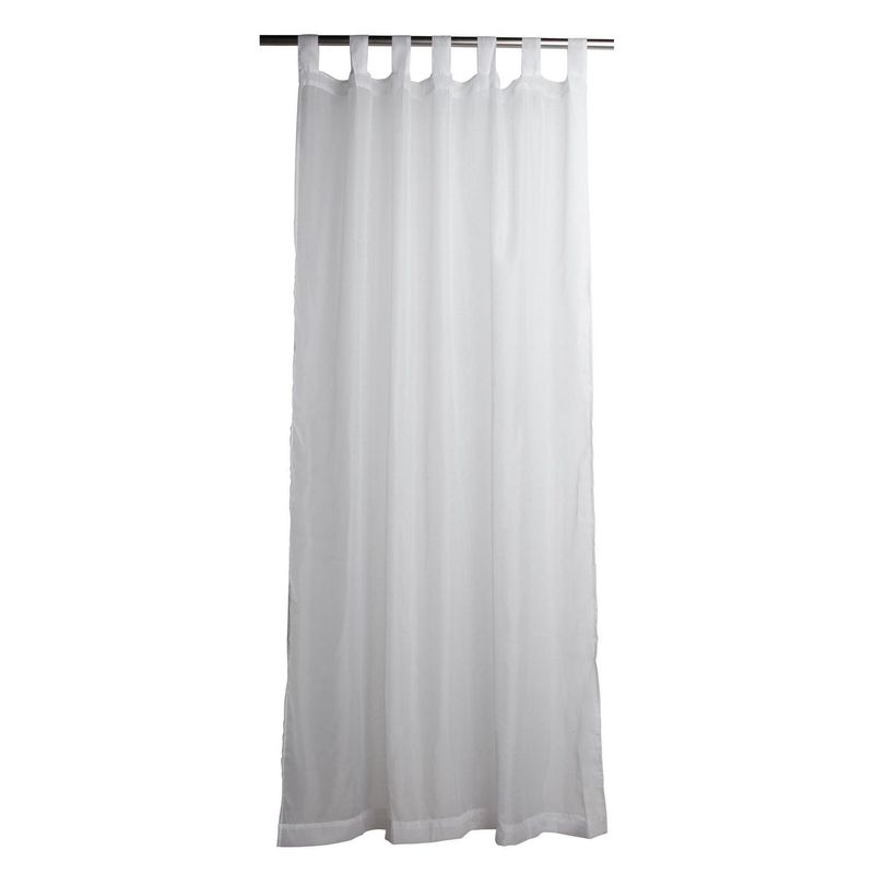 JUST HOME COLLECTION - Cortina de Velo Presillas 145x250cm Blanco