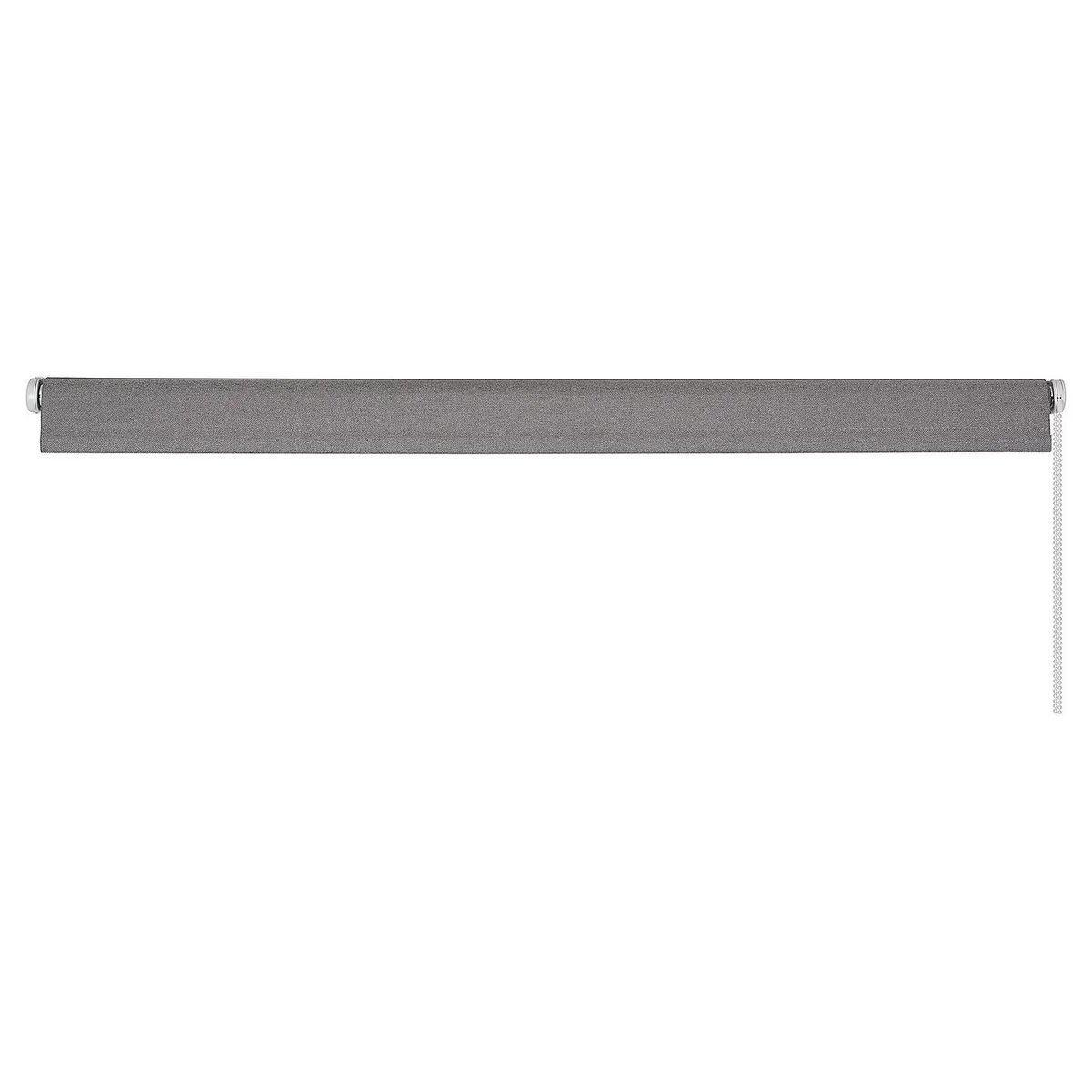 JUST HOME COLLECTION - Cortina Roller Black Out 120x250cm Textura Gris