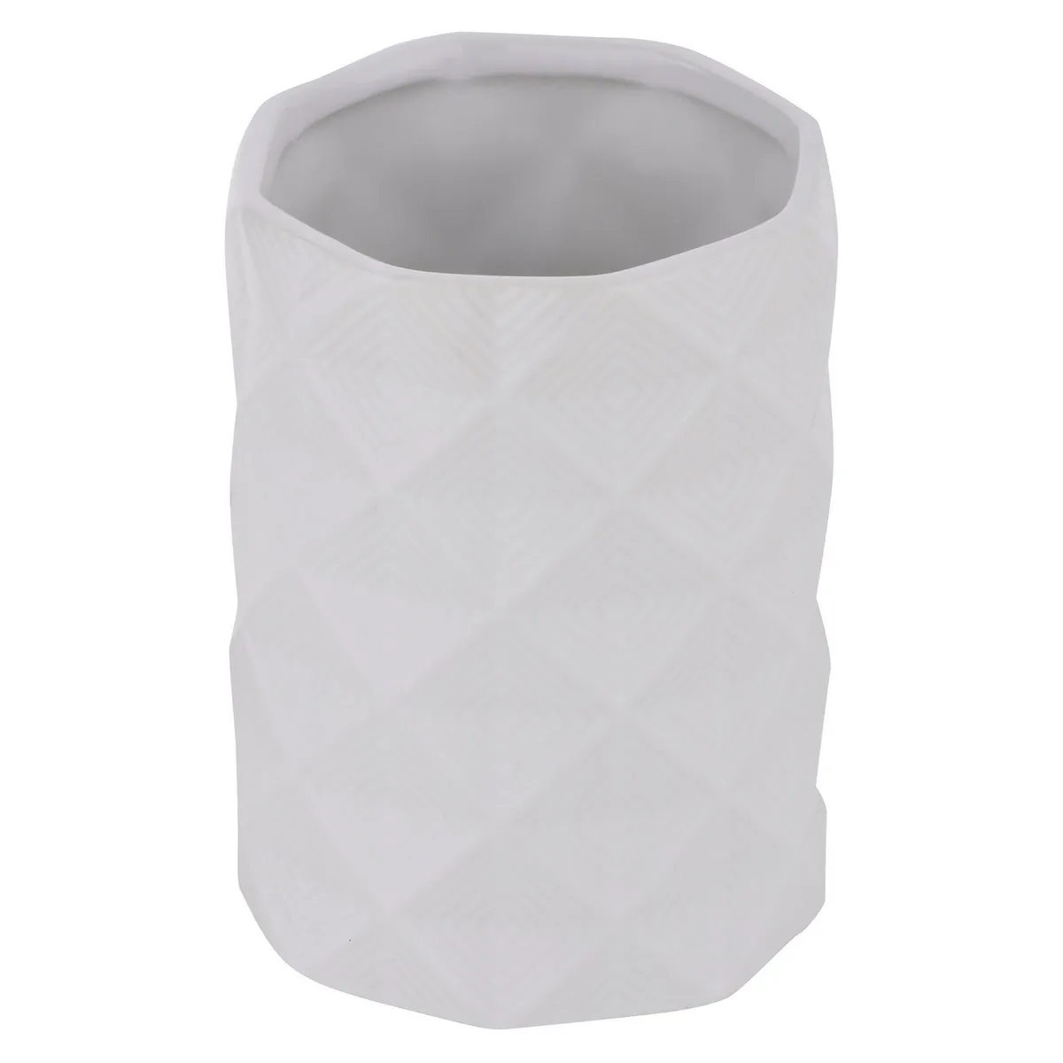 JUST HOME COLLECTION - Vaso para Baño Rombos