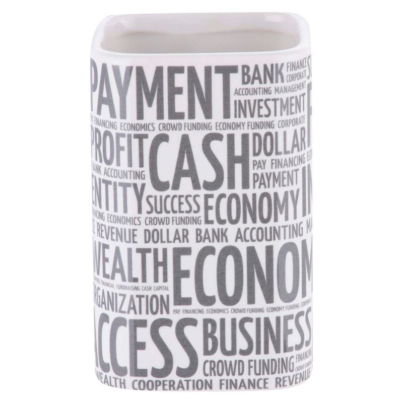 JUST HOME COLLECTION - Vaso para Baño Palabras