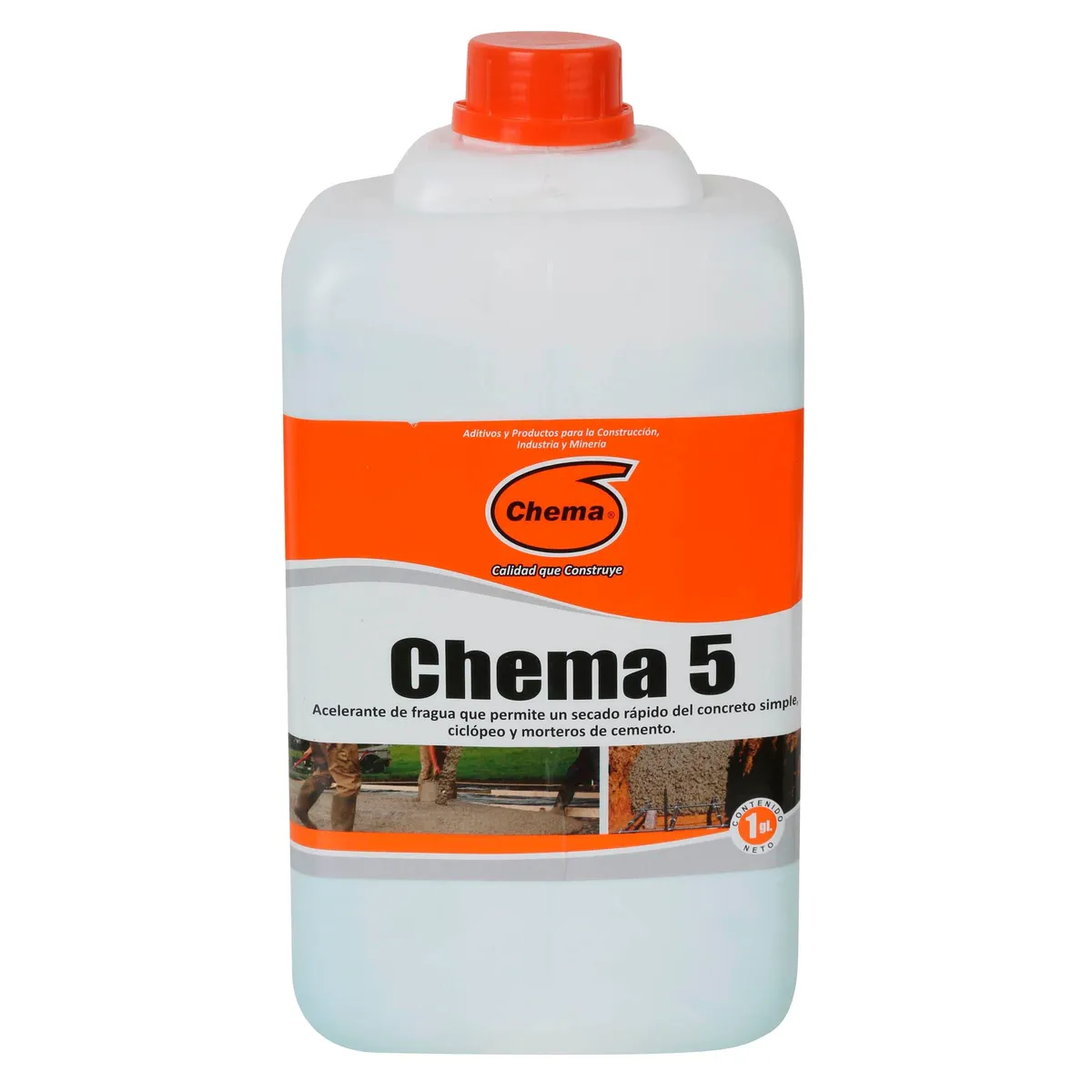 CHEMA - Acelerante de fragua Chema 5 x 1 gl Chema