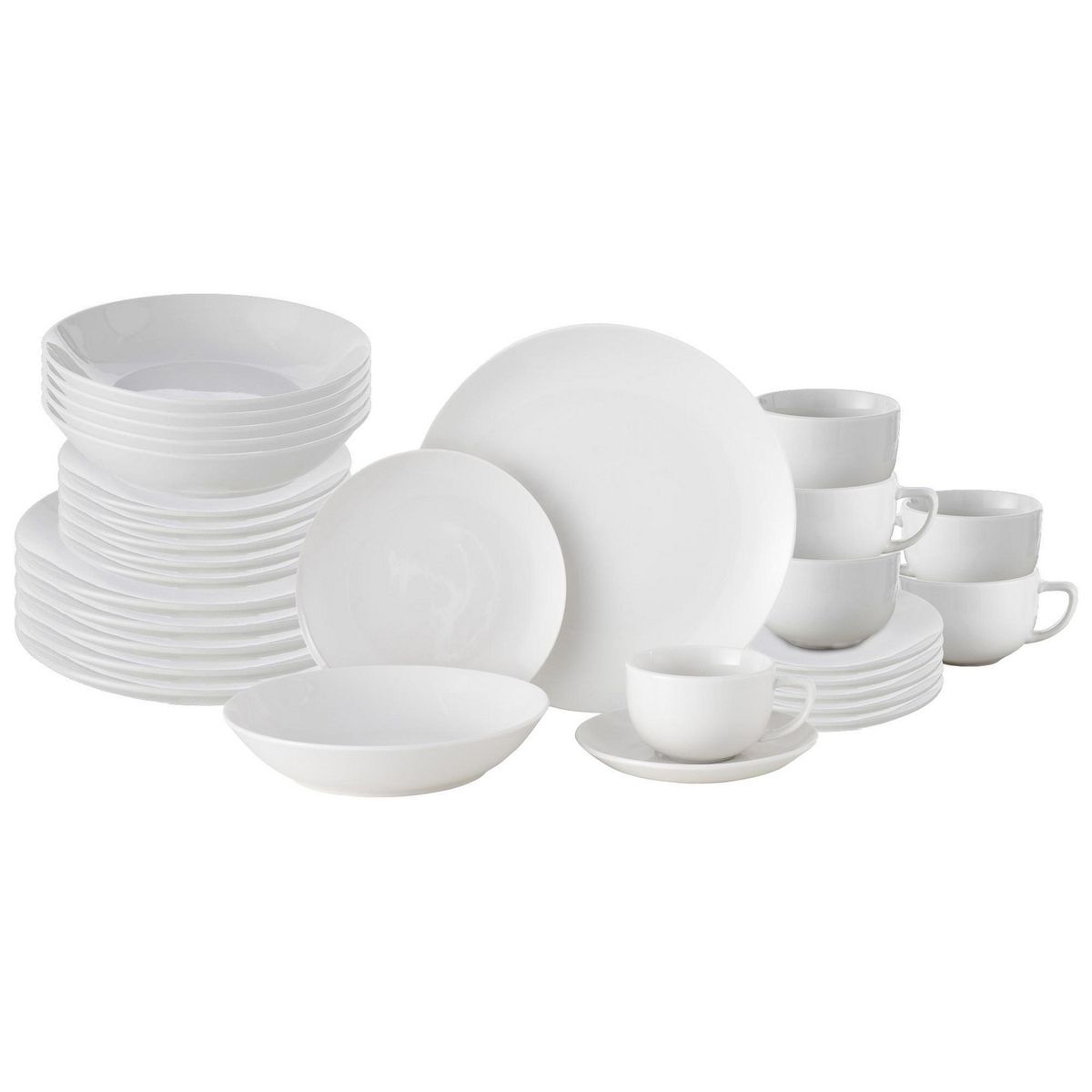 JUST HOME COLLECTION - Set de vajilla Porcelana Paz 30 Piezas