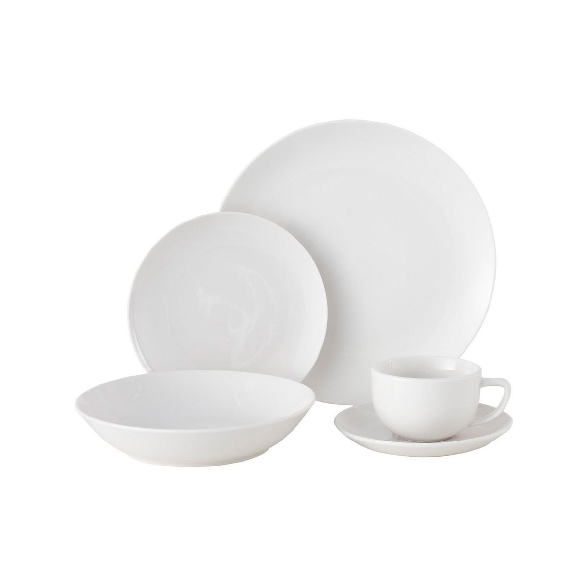 JUST HOME COLLECTION - Set de vajilla Porcelana Paz 30 Piezas