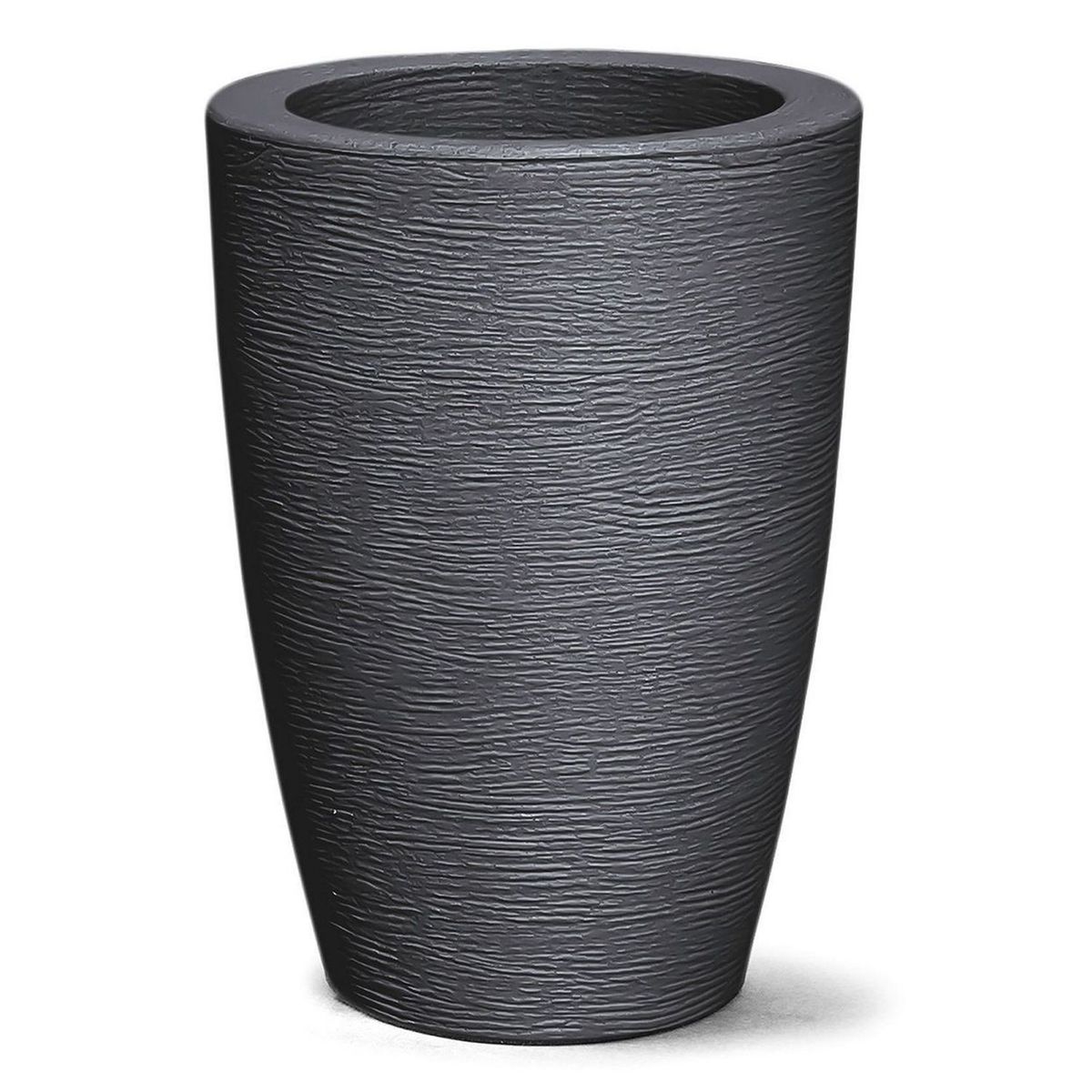 JUST HOME COLLECTION - Maceta Grafiato Conico Color Negro 34x48x