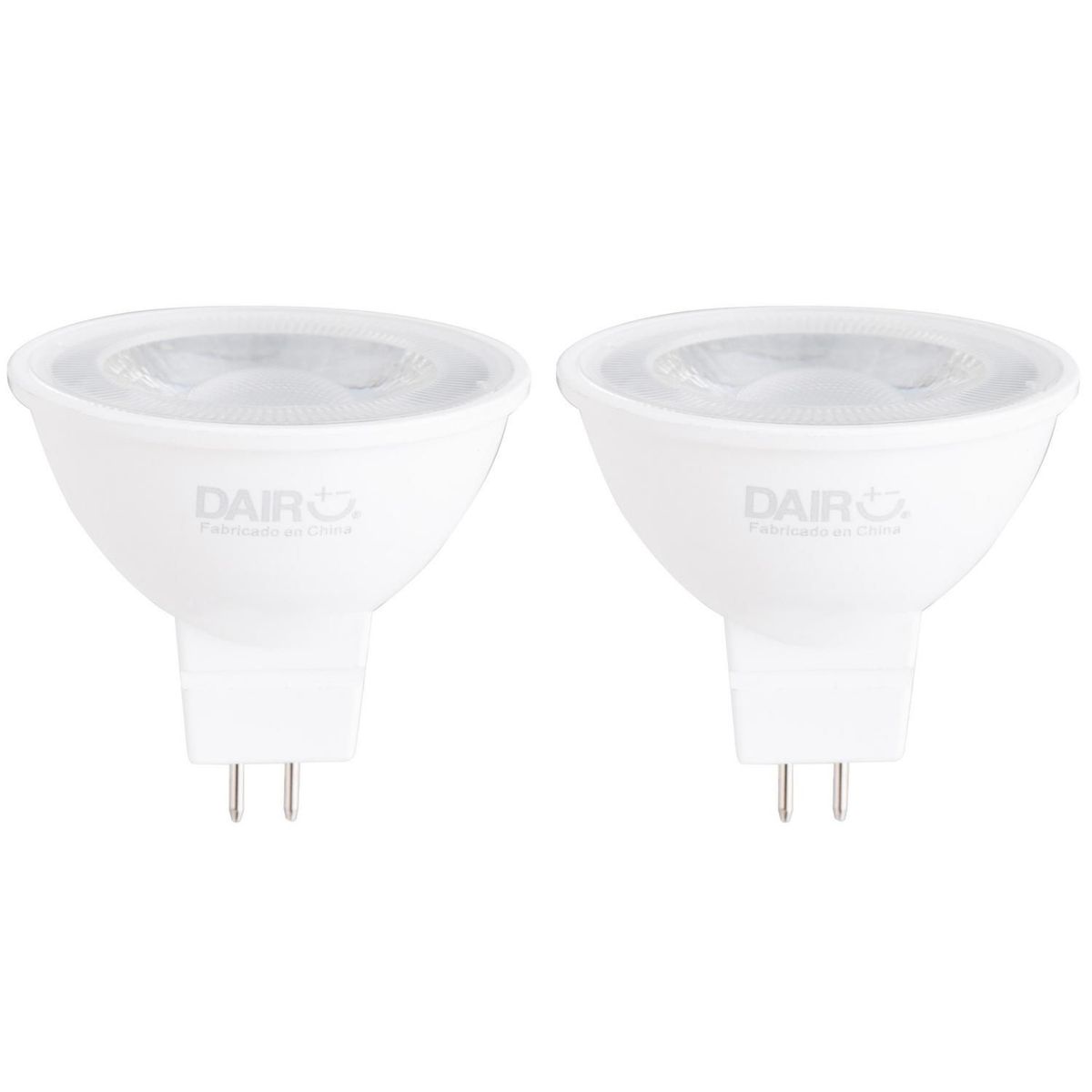 DAIRU - Pack x2 Foco Dicroico LED GU5.3 4.5W Luz Fría