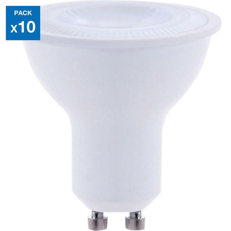 DAIRU - Pack x10 Foco Dicroico LED GU10 6W Luz Fría