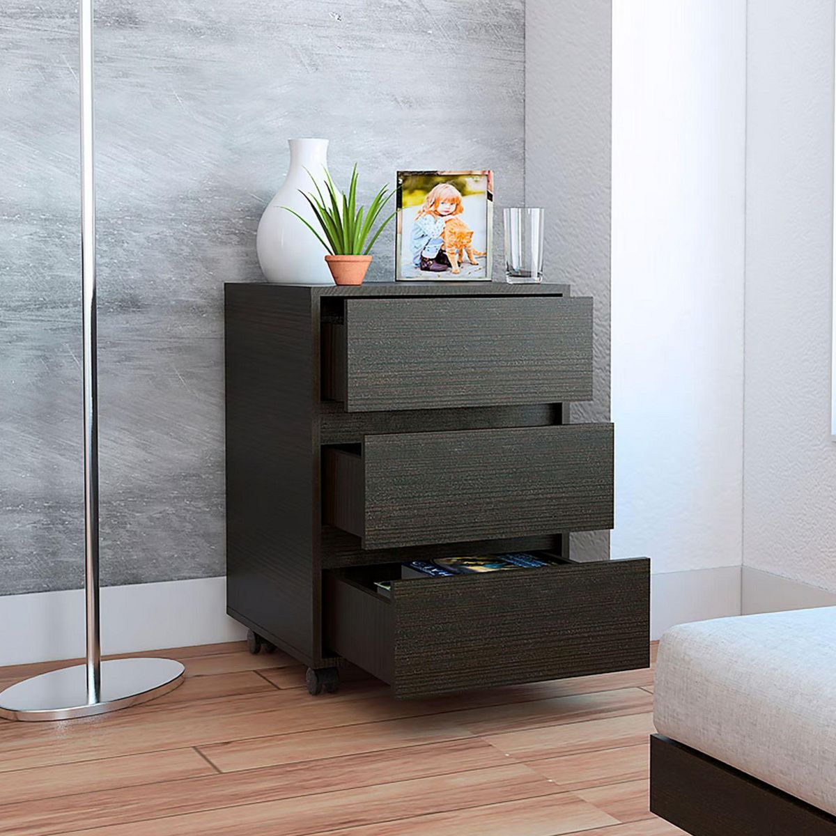 TUHOME - Archivador 3 Cajones Office