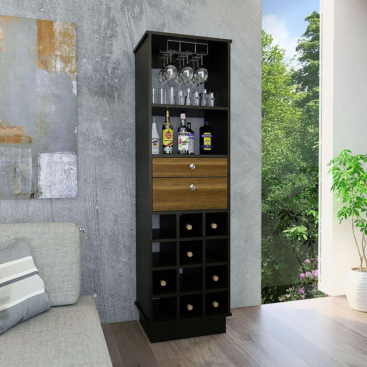 TUHOME - Bar Cava Classic Caramelo