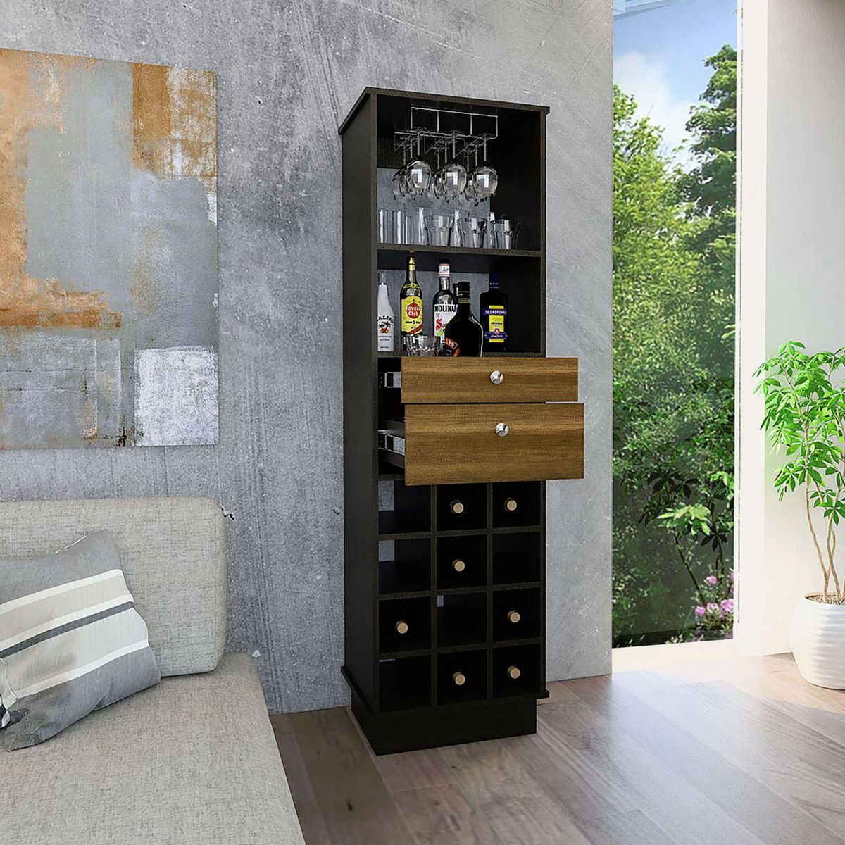 TUHOME - Bar Cava Classic Caramelo