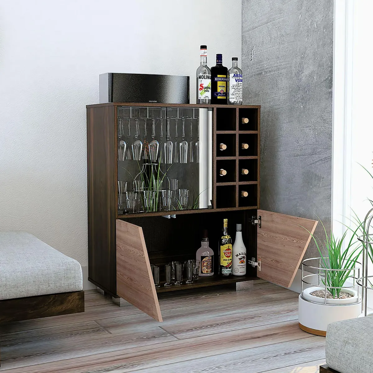 TUHOME - Bar Bajo Fraktal Habano