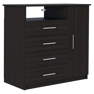 Cmoda 4 Cajones 1 Puerta para TV 40