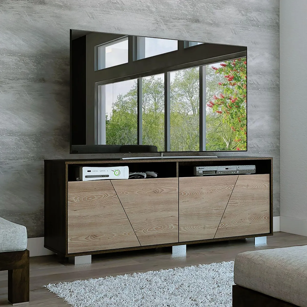 TUHOME - Mesa de TV 70" Fraktal