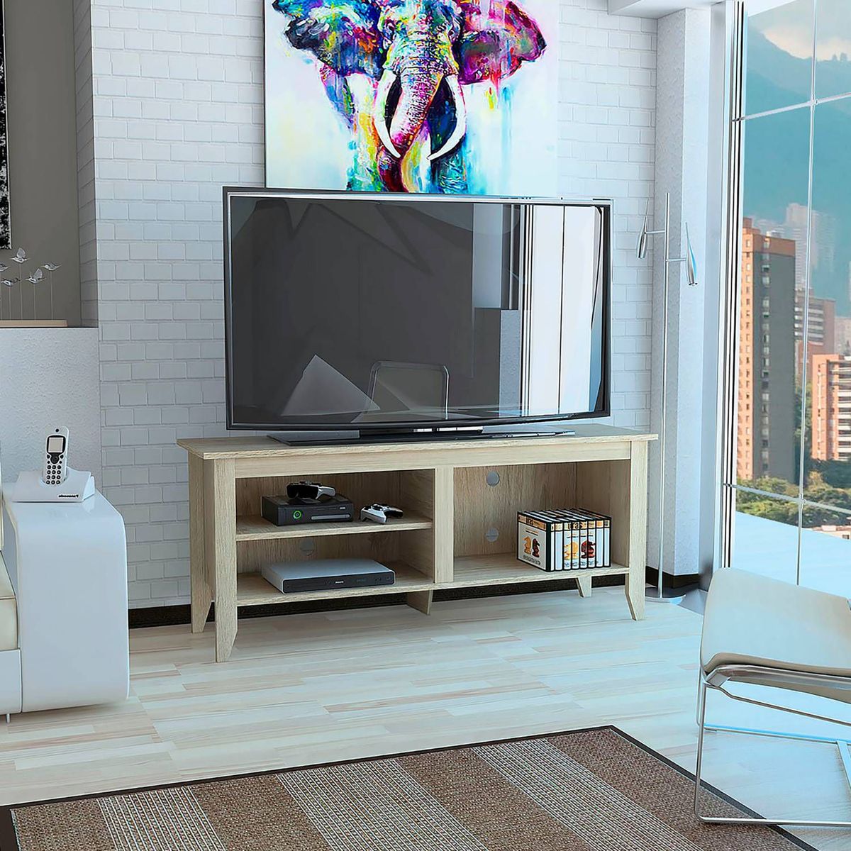 TUHOME - Mesa de TV 65'' Essential