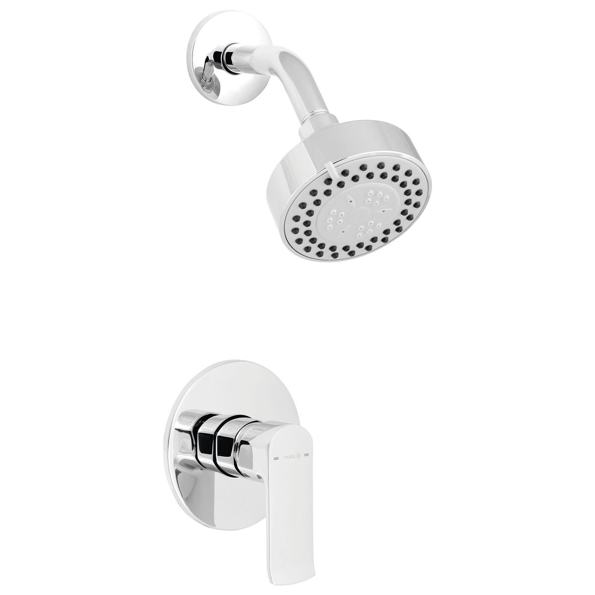 TREBOL - Ducha Monocomando Con Rociador Cambria