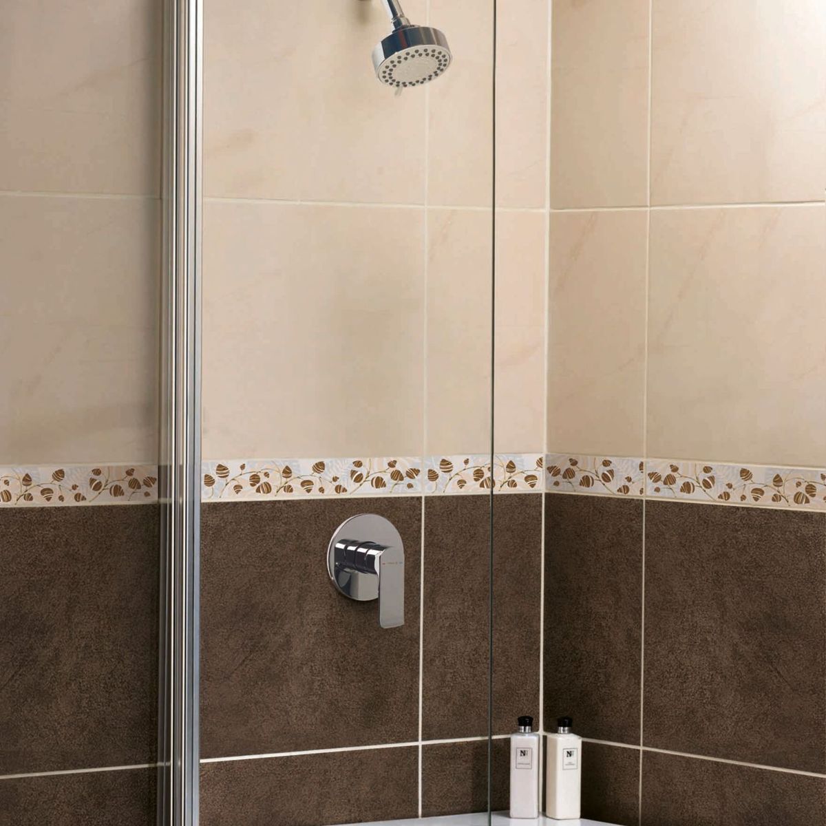 TREBOL - Ducha Monocomando Con Rociador Cambria