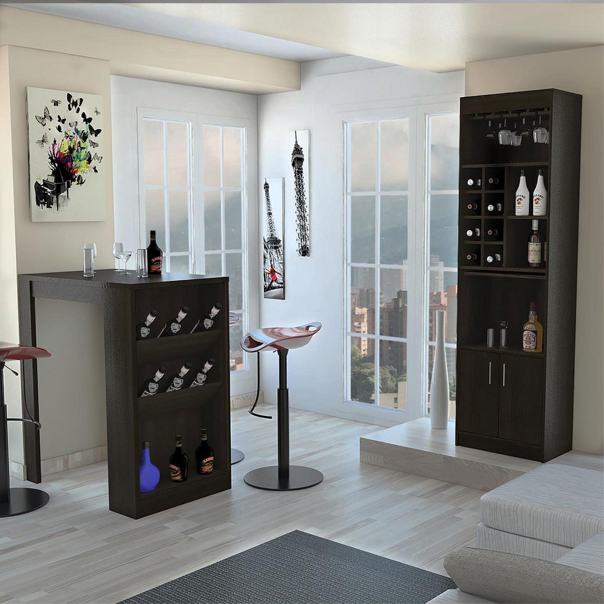 TUHOME - Combo Bar Kava + Mesa Bar Syrah