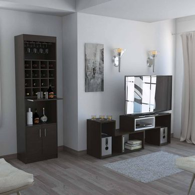 Mesa TV 40'' Extensible Wengue + Bar Kava