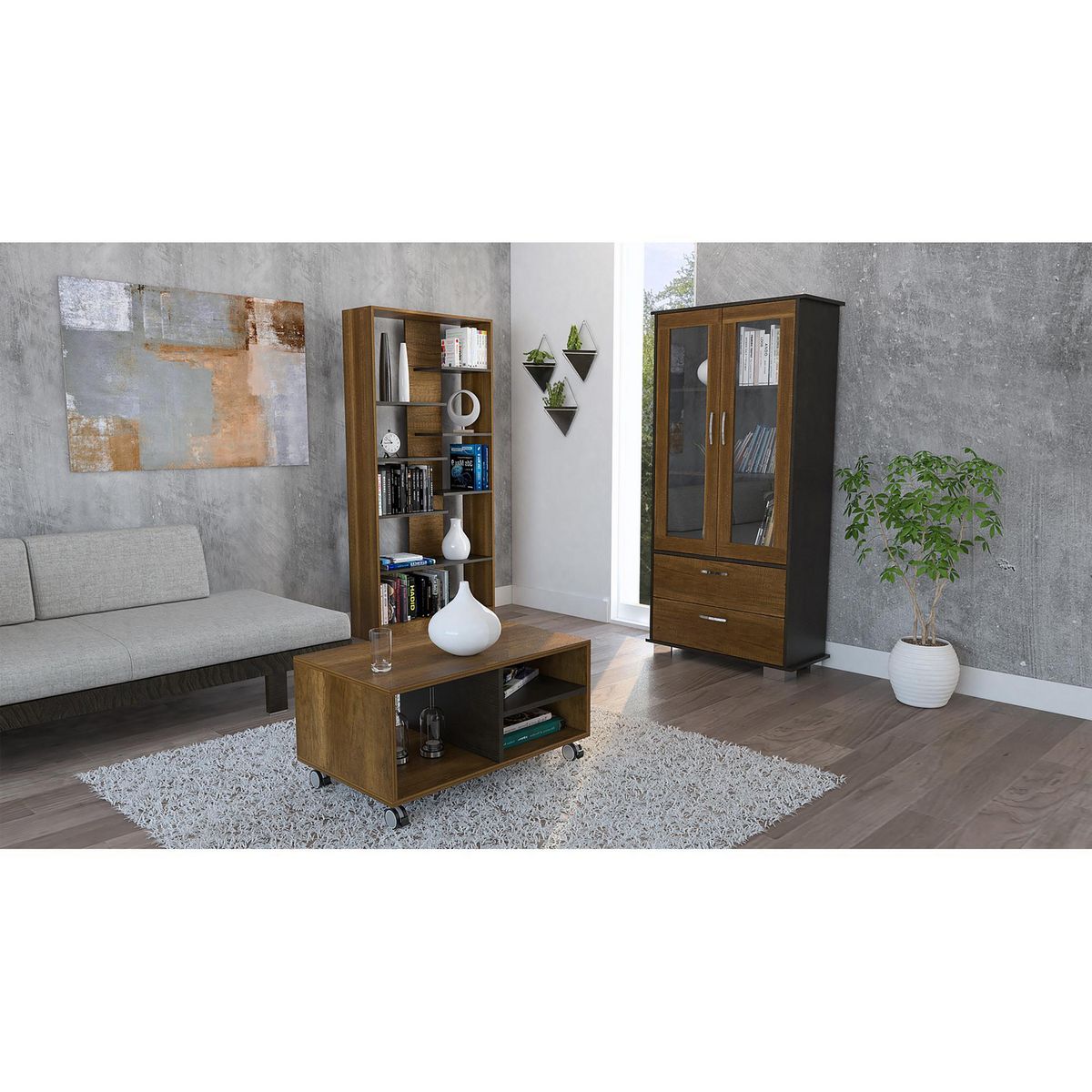 TUHOME -  Nivel(es) 80x170x26 cm Caramelo / Wengue