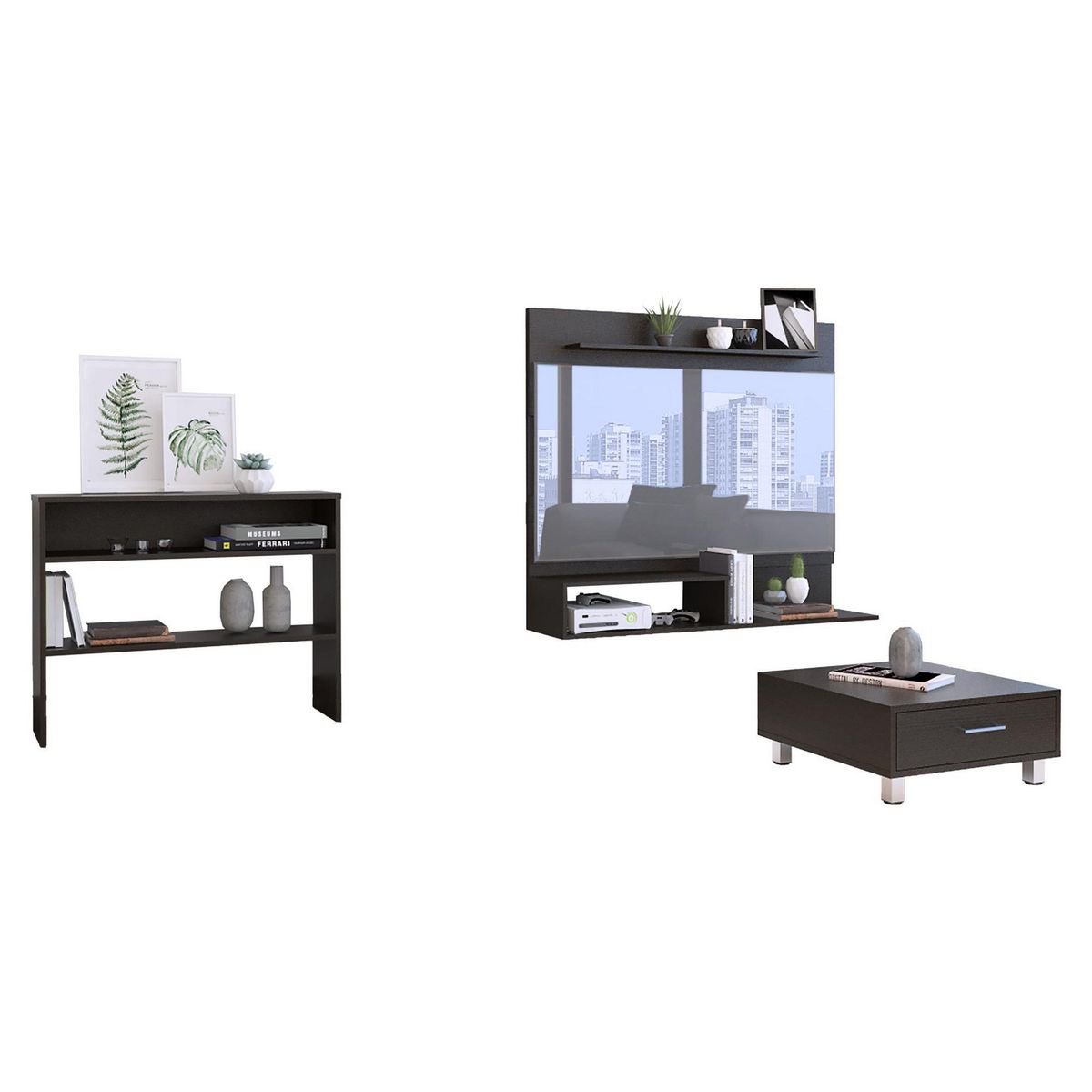 TUHOME -  BEIJING Wengue 140x120x31.5 cm