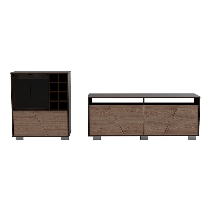 TUHOME - Mesa TV Fraktal 70'' + Bar