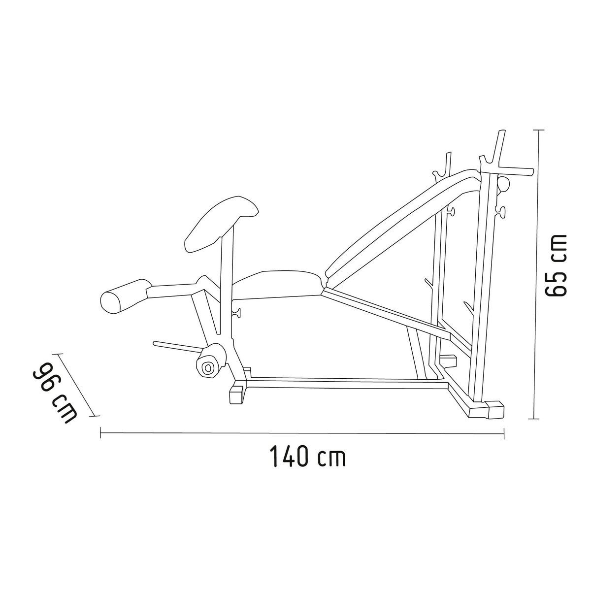 SPORTFITNESS - Banca para Pecho