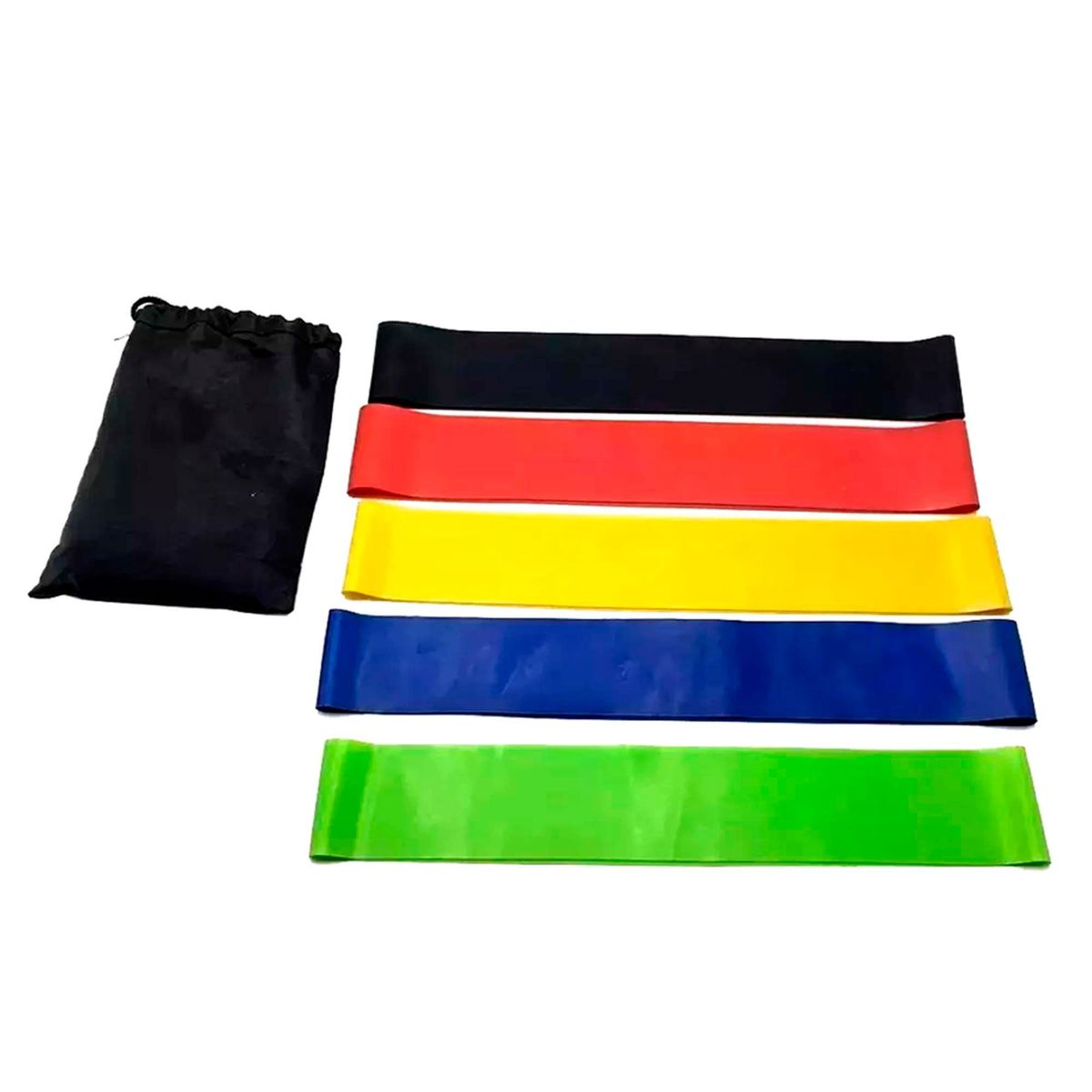 SPORTFITNESS - Set de 5 Bandas Elásticas