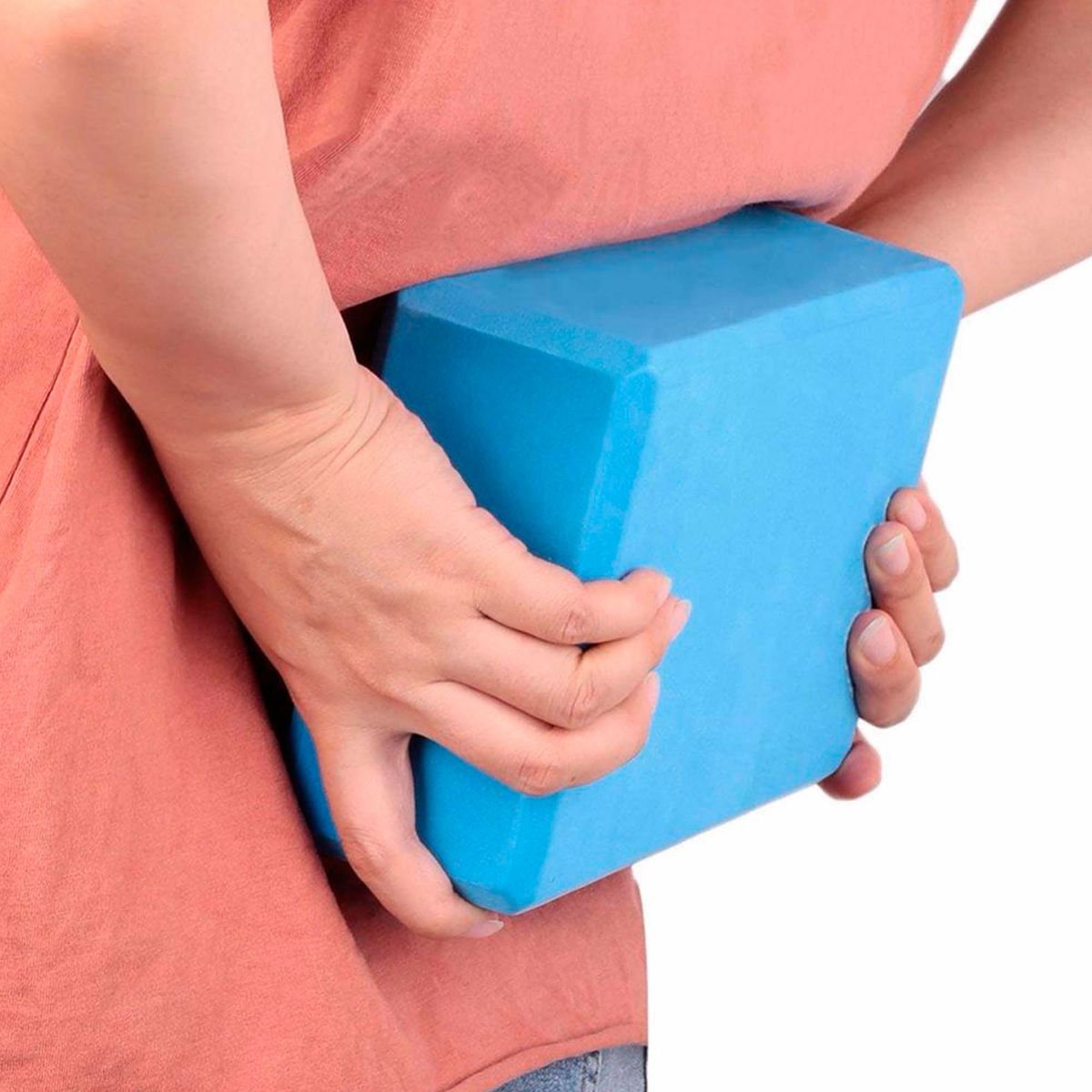 SPORTFITNESS - Ladrillo de Espuma Yoga Azul