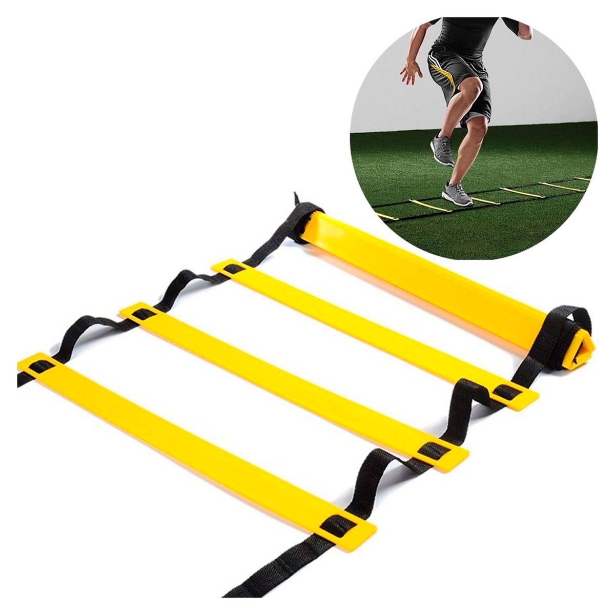 SPORTFITNESS - Escalera de Entrenamiento 11 Pasos-6 M