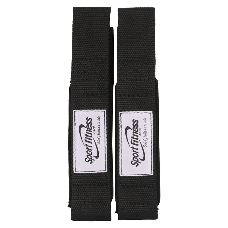 SPORT FITNESS - Straps para Peso 64cm Negro