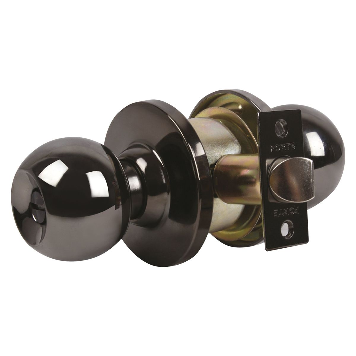 FORTE - Cerradura de Pomo Baño Bronce Quemado