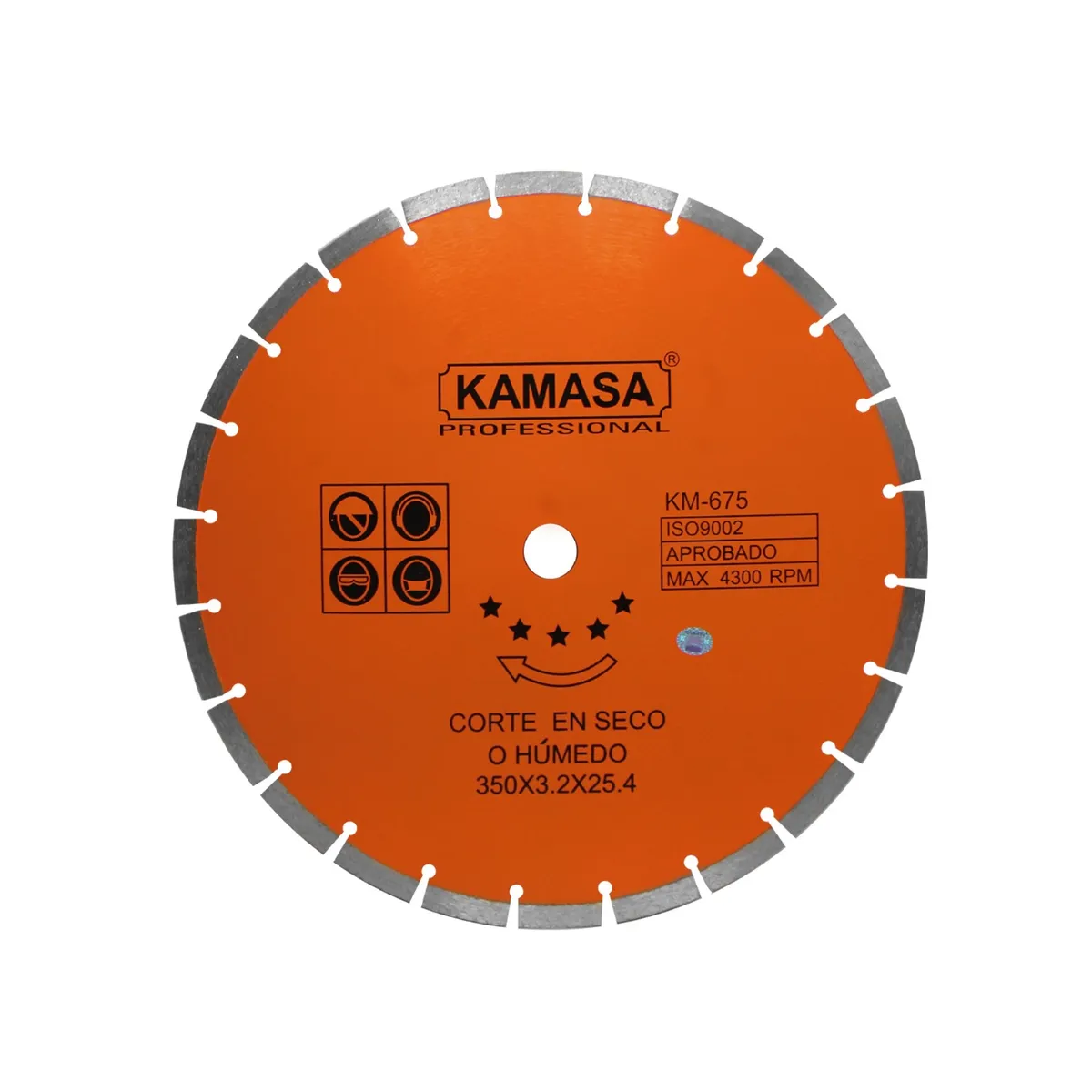 KAMASA - Disco Diamantado Segmentado 14" 350mm Kamasa