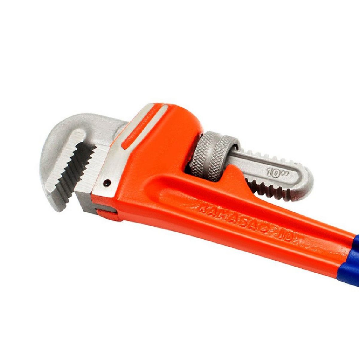 KAMASA - Llave Stilson Naranja Kamasa 10" Empuñadura Goma Kamasa