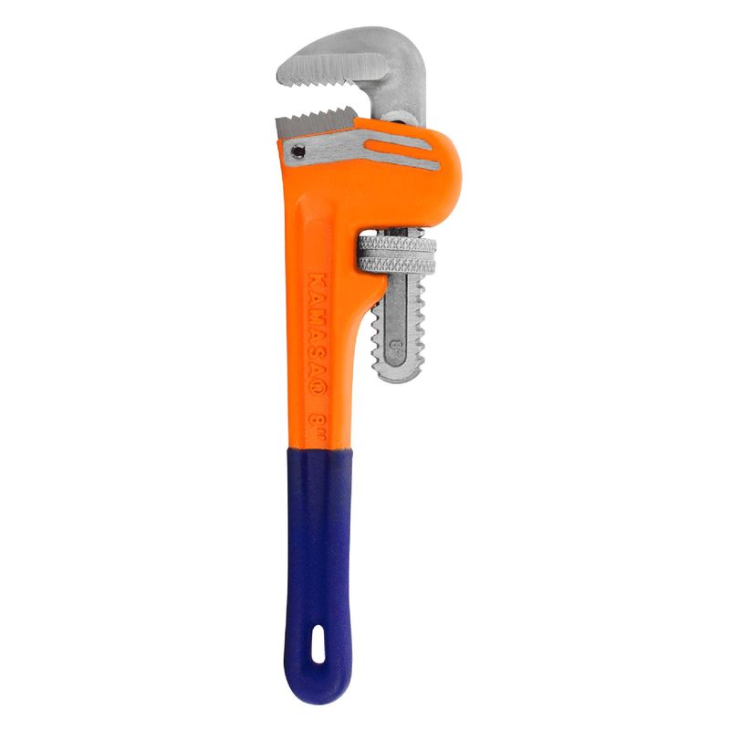 KAMASA - Llave Stilson Naranja Kamasa 8" Empuñadura Goma Kamasa