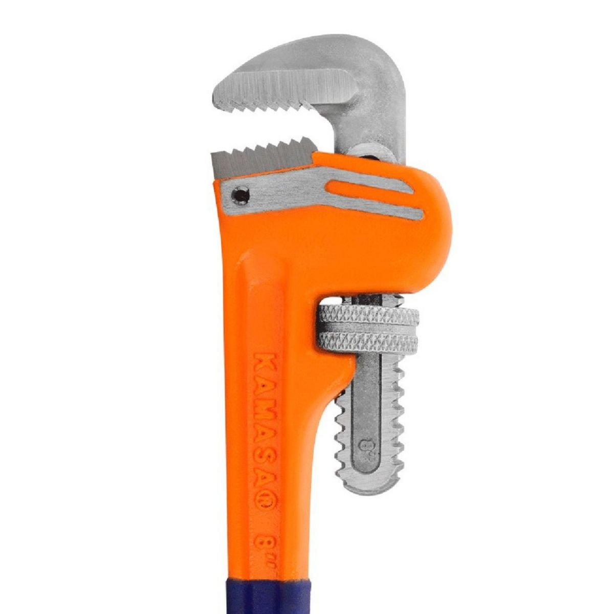 KAMASA - Llave Stilson Naranja Kamasa 8" Empuñadura Goma Kamasa