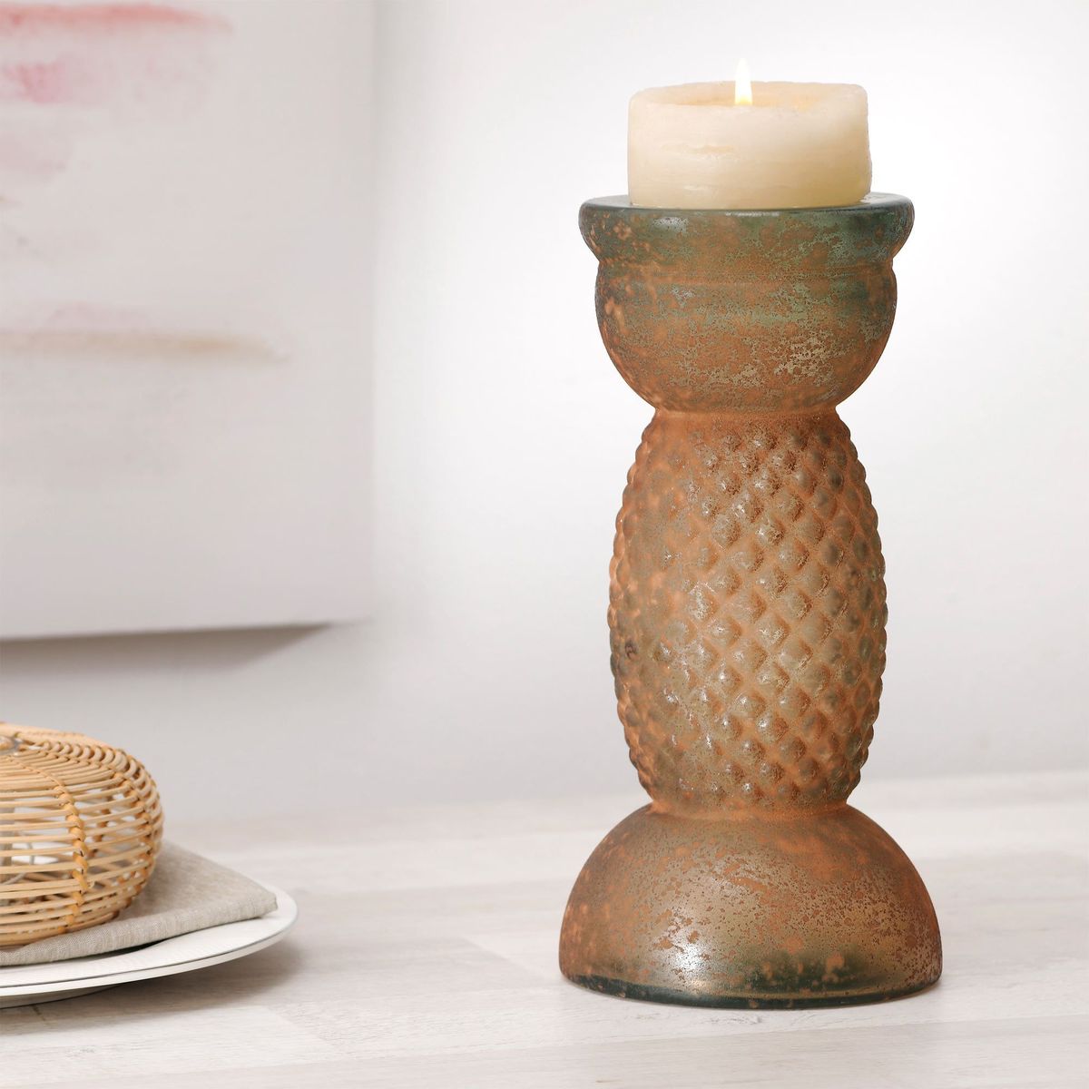 HOMY - Candelabro Diamante 27.5cm