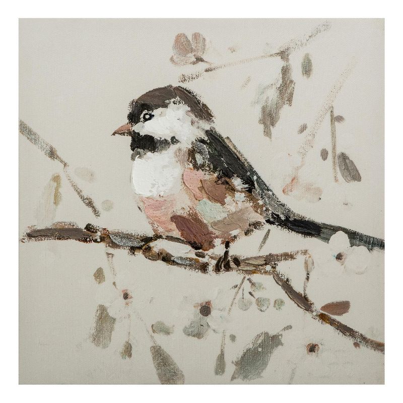 JUST HOME COLLECTION - Canvas Pájaro 30x30 cm