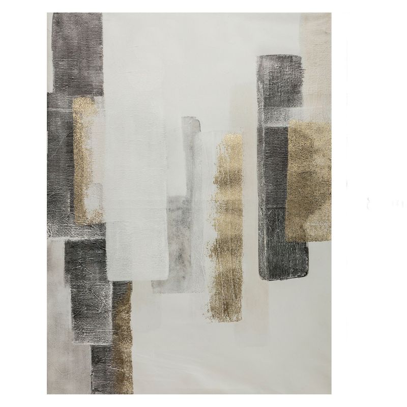 JUST HOME COLLECTION - Canvas Rectángulos Abstractos 60x80cm