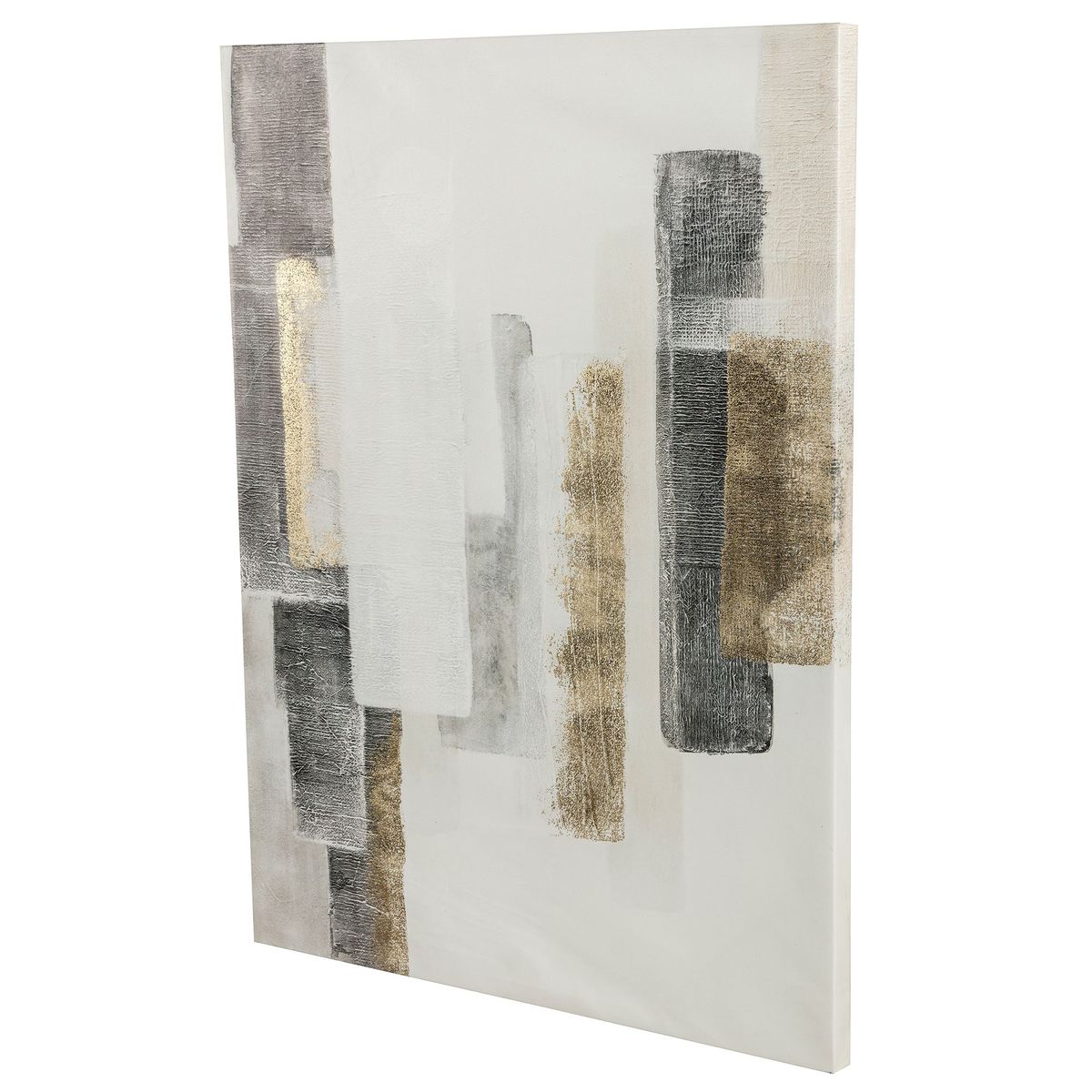 JUST HOME COLLECTION - Canvas Rectángulos Abstractos 60x80cm