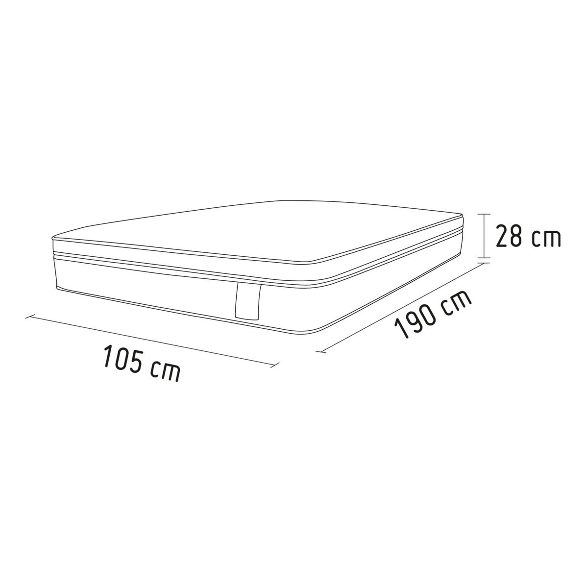 ROSEN - Colchón New Style 6 Rosen 1.5 Plazas