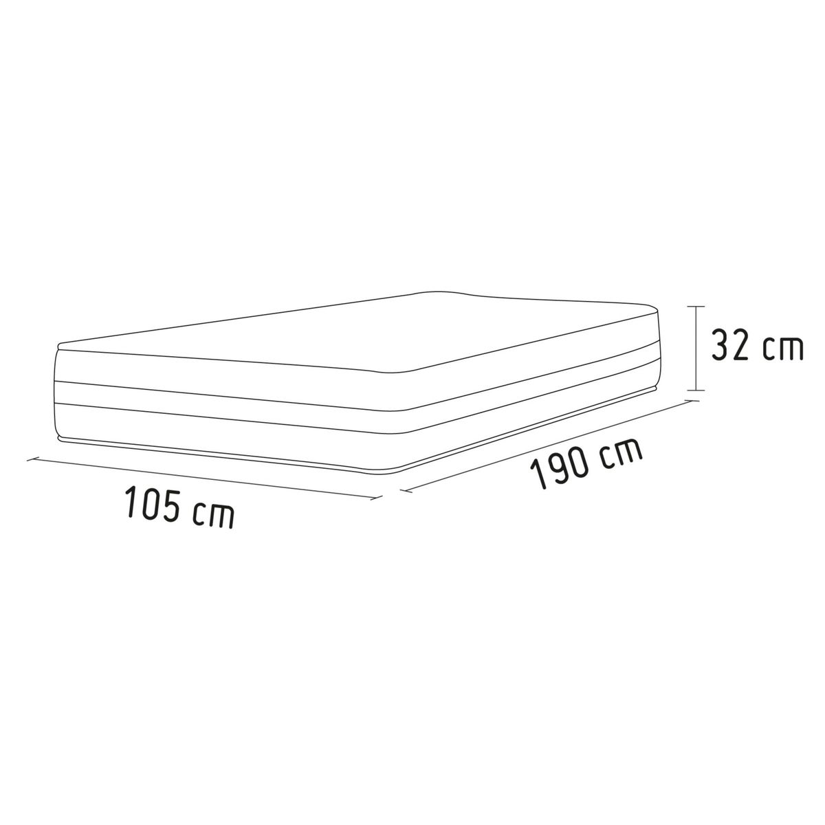 ROSEN - Colchón Rosen Driven 1.5 Plazas