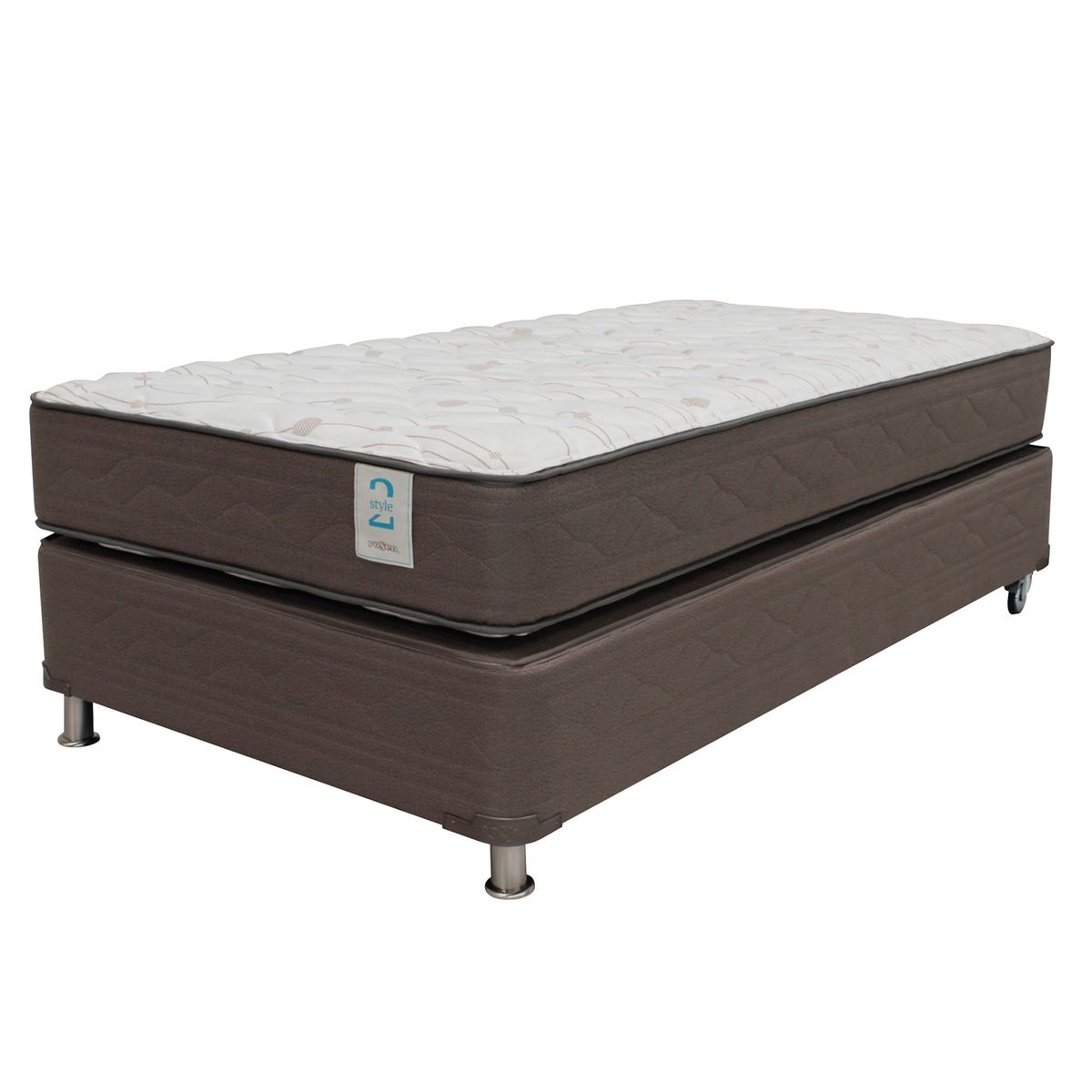 ROSEN - Box Tarima New Style 2 Rosen 1.5 Plazas + Colchón